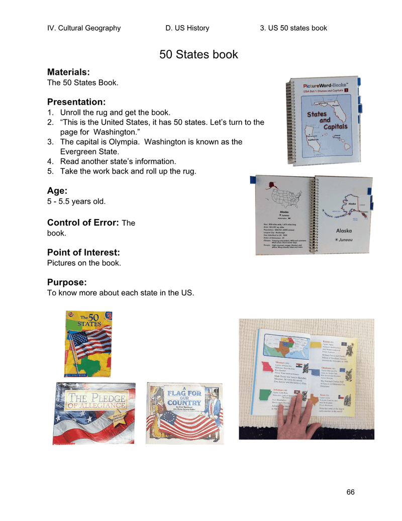 MTP presentation guide page for the 50 States book.